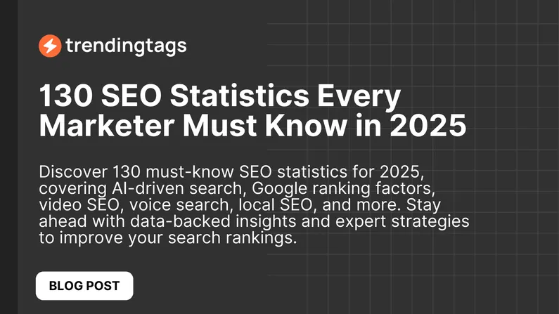 130 SEO Statistics Every Marketer Must Know in 2025